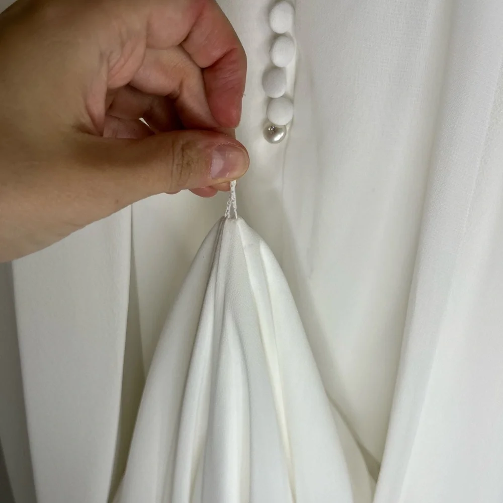 JJs House Elegant White Wedding Dress - Picture 15 of 16